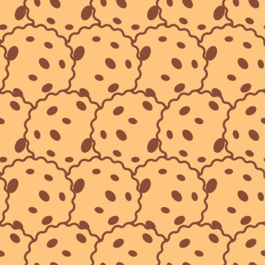 Kurabiye deseni kusursuz. Kurabiye arka planı. Bebek kumaşı dokusu