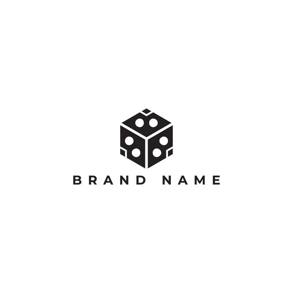 Streszczenie Geometryczny Sześciokąt List Business Company Vector Logo Design Kolorze — Wektor stockowy