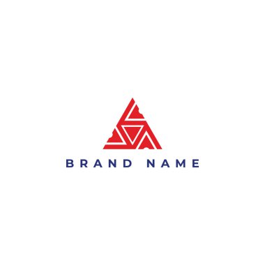 Soyut ilk harf AA veya A Logo, beyaz arkaplanda izole edilmiş kırmızı renkli Vektör çizimi tasarlar. Soyut harf A logosu iş ve danışmanlık şirketi logosu tasarımı için kullanıldı.