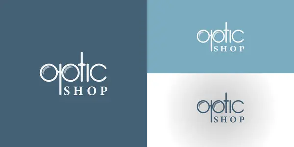 แรงบ นดาลใจในการออกแบบโลโก Optic Shop าเสนอด วยส นหล งหลายส โลโก เหมาะส เวกเตอร์สต็อก