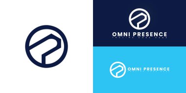 Modern daire vektör ilk harfi OP veya PO logosu birden fazla arkaplan renginde izole edilmiş. Logo dijital pazarlama şirketi logosu tasarım ilham şablonları için uygundur.
