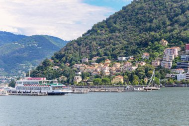 Lake Como, İtalya görünümünü