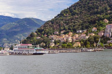 Lake Como, İtalya görünümünü