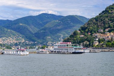 Lake Como, İtalya görünümünü