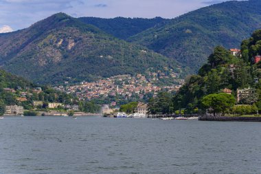 Lake Como, İtalya görünümünü