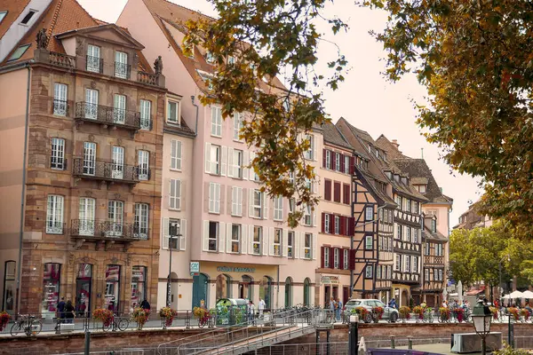 Straßburg Frankreich August 2023 Historisches Zentrum Natur — Stockfoto