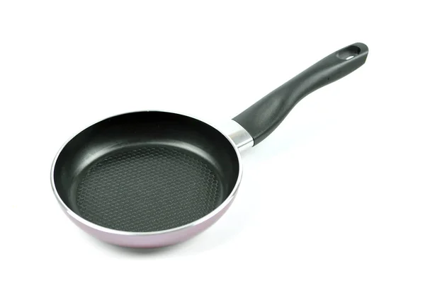 Frying Pan Isolatemetal Background Texture Bottom Frying Pan — Stock Photo, Image
