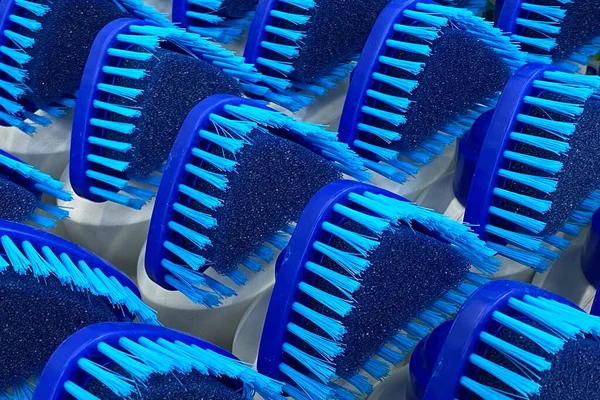 Lots Brushes Polishing Cleaning Shoes Cleaning Brush — Stock Photo, Image