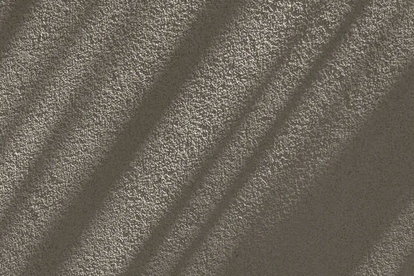 空中性深褐色混凝土墙体纹理背景上的自然光阴影 — 图库照片