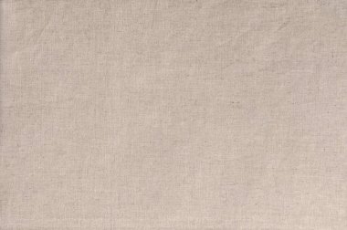 Nötr bej kumaş kumaş doku arka planı. Çevresel sürdürülebilir marka kimliği ve düğün tasarımı için şablon, arkaplan.