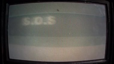 SOS - Kırık Monitörde Yanıp sönen Tehlike Sinyali