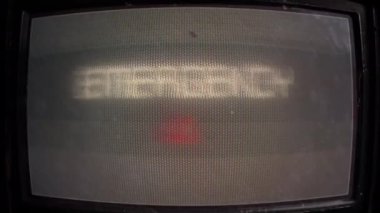 ACİL - Kırık Monitörde Yanıp sönen Tehlike Sinyali