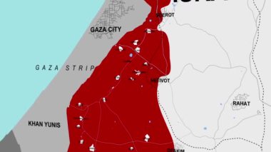 Kibbutz Be 'eri 7 Ekim Haritası