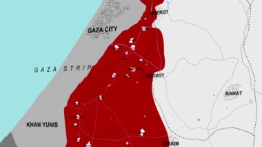 Kibbutz Nahal Oz 7 Ekim Haritası