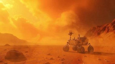 Keşif Aracı Mars Çölü 'nde YZ tarafından üretilen
