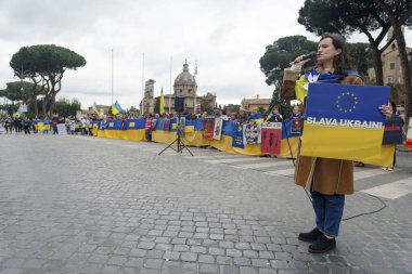 anniversary of the start of the war in Ukraine. Promotion in Rome February 24, 2024 . Italy