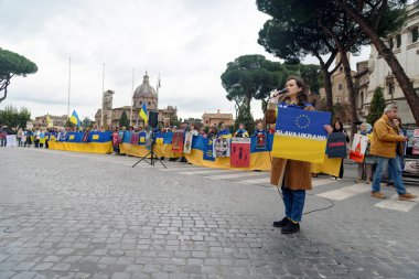 anniversary of the start of the war in Ukraine. Promotion in Rome February 24, 2024 . Italy