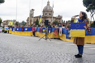 anniversary of the start of the war in Ukraine. Promotion in Rome February 24, 2024 . Italy