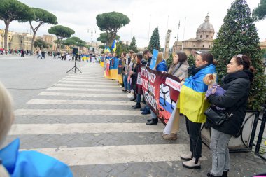 anniversary of the start of the war in Ukraine. Promotion in Rome February 24, 2024 . Italy