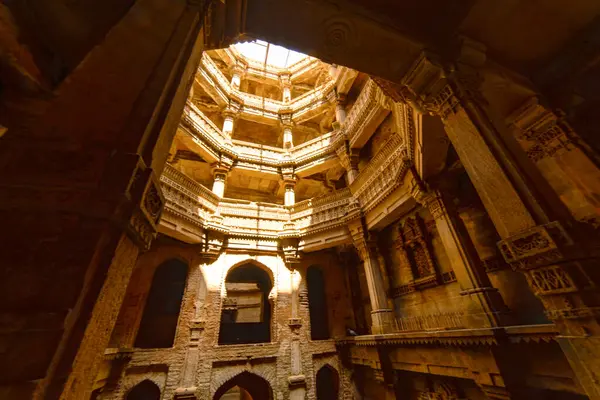 stock image an ancient well in India, Ahmedabad Gujarat, December 16, 2016