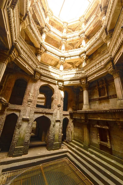 Sumur Kuno India Ahmedabad Gujarat Desember 2016 — Stok Foto