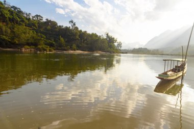Laos nehri, Lao Prabang, 10 Ocak 2024