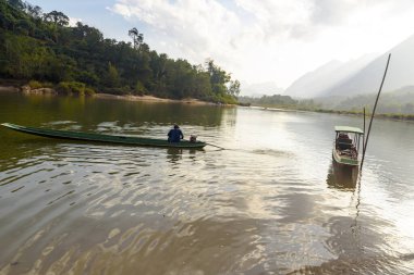 Laos nehri, Lao Prabang, 10 Ocak 2024
