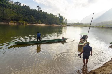 Laos nehri, Lao Prabang, 10 Ocak 2024