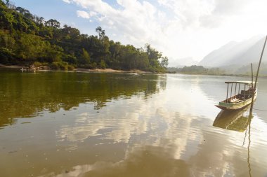 Laos nehri, Lao Prabang, 10 Ocak 2024