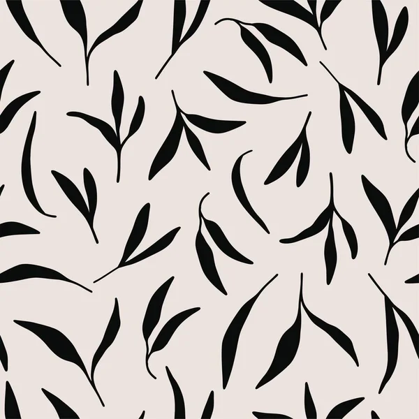 Illustration Motif Botanique Sans Couture Graphique Floral — Image vectorielle