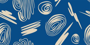 Minimalist modayı takip eden sanatsal çizgiler. Tasarım için modern siyah ve beyaz vektör şablonu.