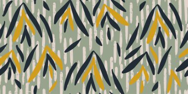 Soyut şekiller desen oluşturur. Kolaj çizgili çağdaş baskı. Tasarım için modaya uygun şablon. Modern etnik tarz.