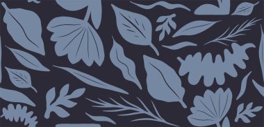 Elle çizilmiş karışık etno tarzı çiçekli süs desensiz. Soyut trend yazdırma.