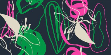 Soyut çiçek arkaplanı. E- posta başlığı, sosyal ağlarda paylaşım, reklam, etkinlikler ve sayfa kapağı, afiş, arkaplan, şirket tarzı, kartvizit, poster için uygundur.