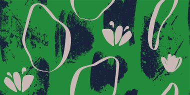 Moda kolajı modern fırça pürüzsüz desen. Tasarım için moda şablonu.