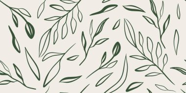 Botanik desenli çiçek çizimi grafiği