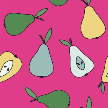 Armut özyinelenen armut özyineleyici armut ile vektörsüz desen