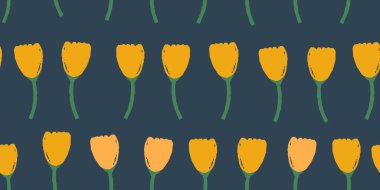 Kusursuz desenli güzel çiçek vektörü. Çağdaş baskı kolajı. Tasarım için modaya uygun şablon.