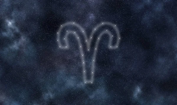 牡羊座の星座 牡羊座のシンボル — ストック写真