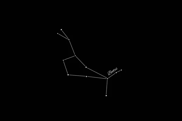 Constelação Bootes Aglomerado Estrelas Constelação Herdsman — Fotografia de Stock