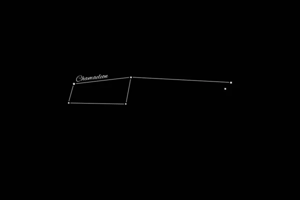 Chamaeleon Takımyıldızı Yıldız Kümesi Chamaeleontis — Stok fotoğraf