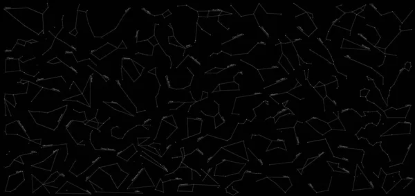 Yıldız Takımyıldızları Yıldız Takımyıldızının Haritası — Stok fotoğraf
