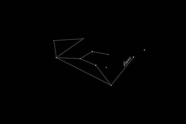 Constelação Lupus Aglomerado Estrelas Constelação Wolf — Fotografia de Stock