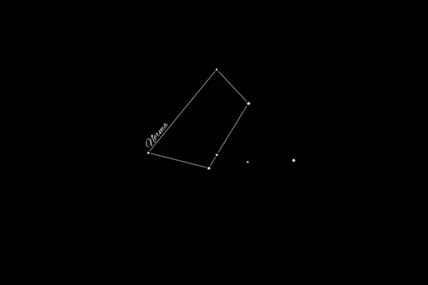 Norma Constelação Aglomerado Estrelas Constelação Quadrada Carpenter — Fotografia de Stock