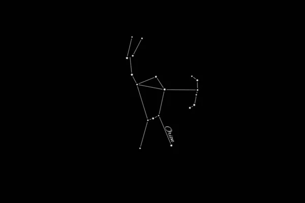 Konstelacja Oriona Gromada Gwiazd Konstelacja Łowców — Zdjęcie stockowe