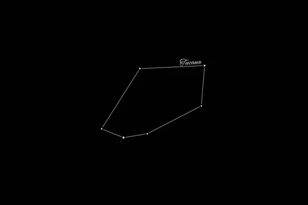Созвездие Туканы Скопление Звёзд Созвездие Тукана — стоковое фото