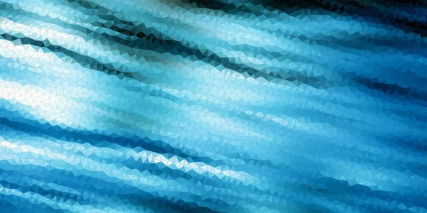 青い水多角形のモザイクの背景 クリエイティブビジネスデザイン — ストック写真