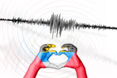 Seismic activity earthquake Antigua and Barbuda symbol of heart Richter scale