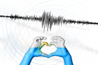 Seismic activity earthquake San Marino symbol of heart Richter scale