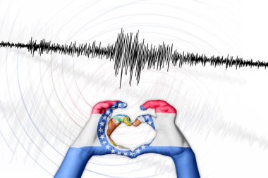 Seismic activity earthquake Missouri symbol of heart Richter scale